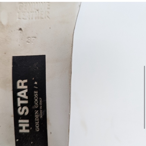 Golden Goose Hi Star Platform White, Pink, Gold, Silver Sneakers 💖 - Picture 4 of 7